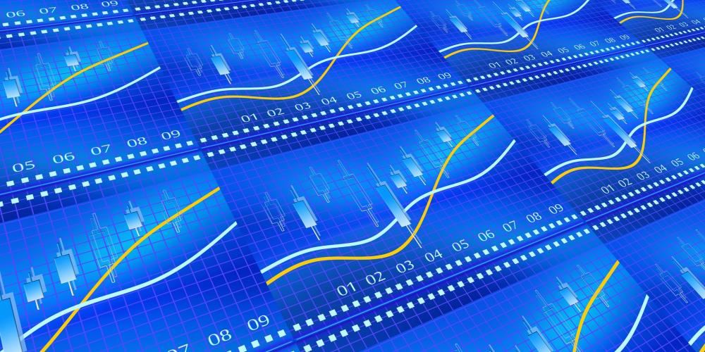 Zu sehen ist eine Aneinanderreihung zahlreicher Diagramme